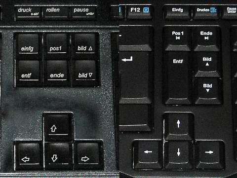 Vergleich Tastaturlayout